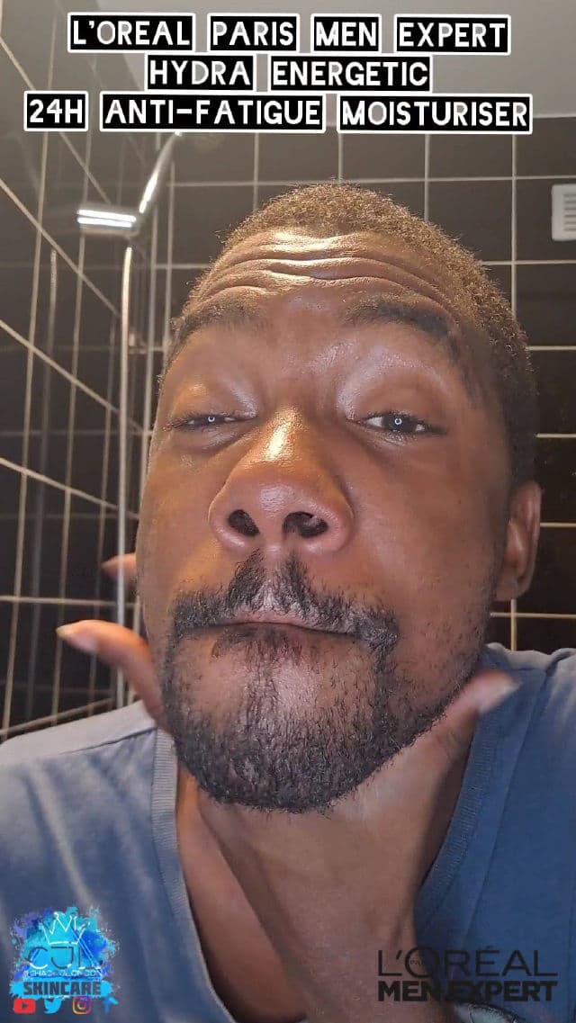 Loreal Men Expert Hydra Energetic Anti-Fatigue Daily Moisturiser review photo by CHASEJLONDON