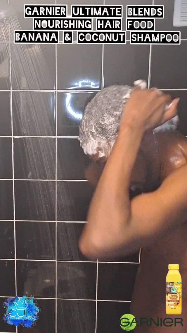 Garnier Fructis Banana Hair Food Nourishing Shampoo review photo by CHASEJLONDON