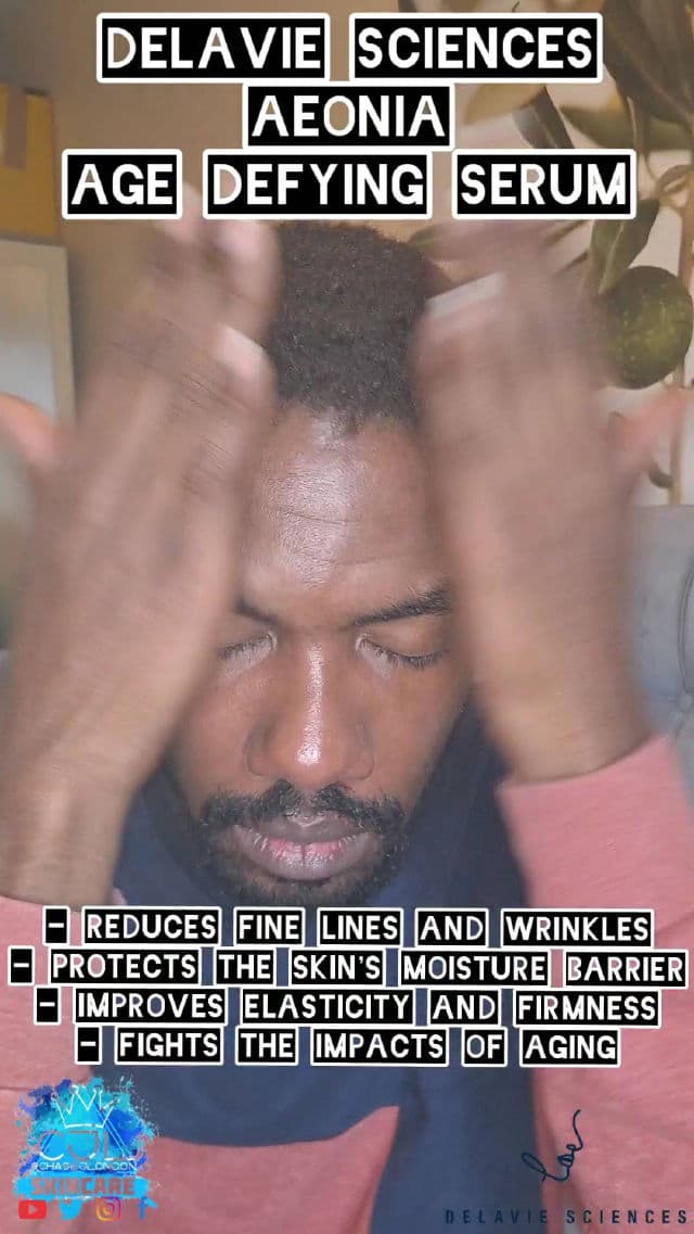 Delavie Sciences Aeonia Age Defying Serum review photo by CHASEJLONDON