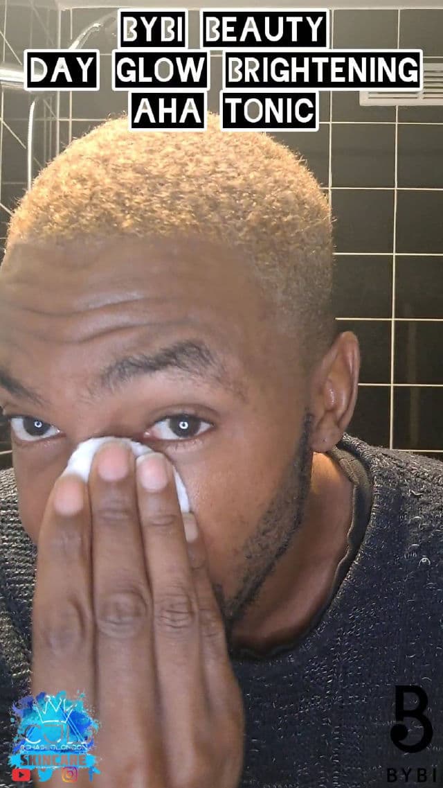 BYBI Beauty Day Glow AHA Facial Tonic review photo by CHASEJLONDON