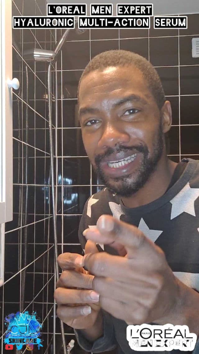 L'Oreal Paris Men Expert Power Age Hyaluronic Multi-Action Serum review photo by CHASEJLONDON