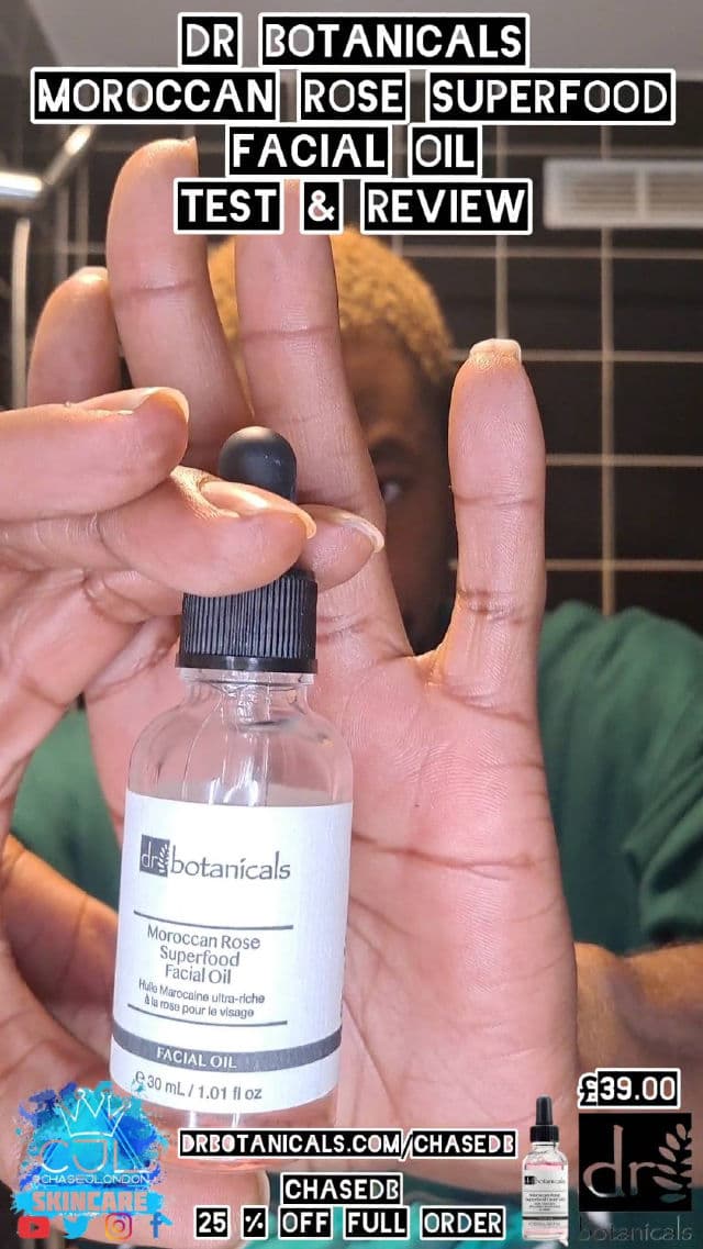 Dr. Botanicals Moroccan Rose Superfood Facial Oil review photo by CHASEJLONDON