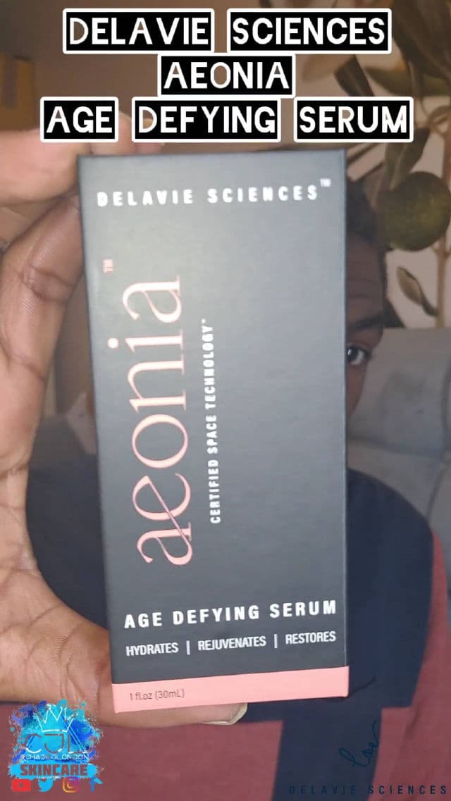 Delavie Sciences Aeonia Age Defying Serum review photo by CHASEJLONDON