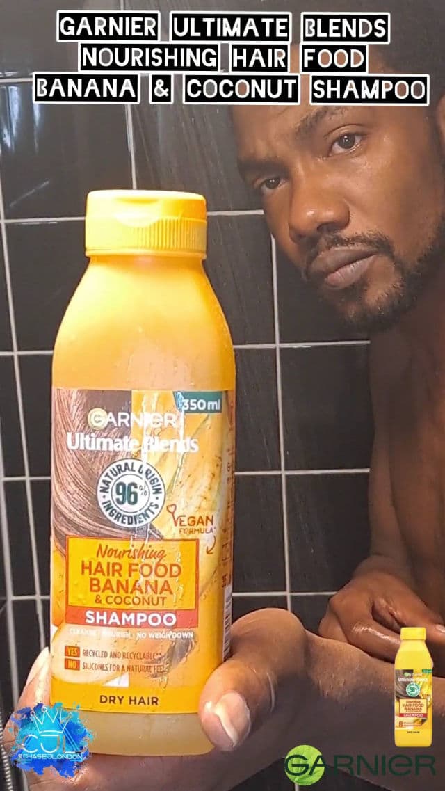 Garnier Fructis Banana Hair Food Nourishing Shampoo review photo by CHASEJLONDON