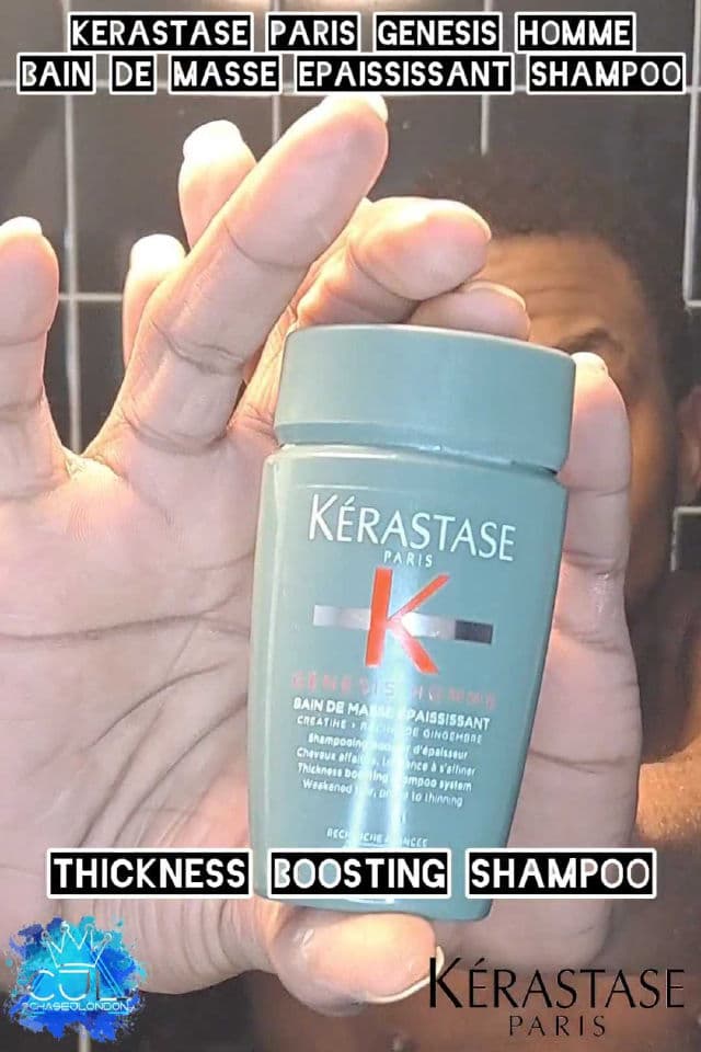 Kerastase Genesis Homme Bain de Masse Épaississant Shampoo review photo by CHASEJLONDON