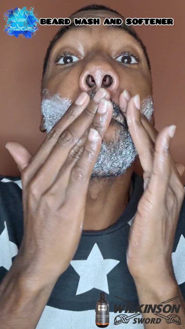 Wilkinson Sword Barber's Style Beard Wash & Softener review photo by CHASEJLONDON