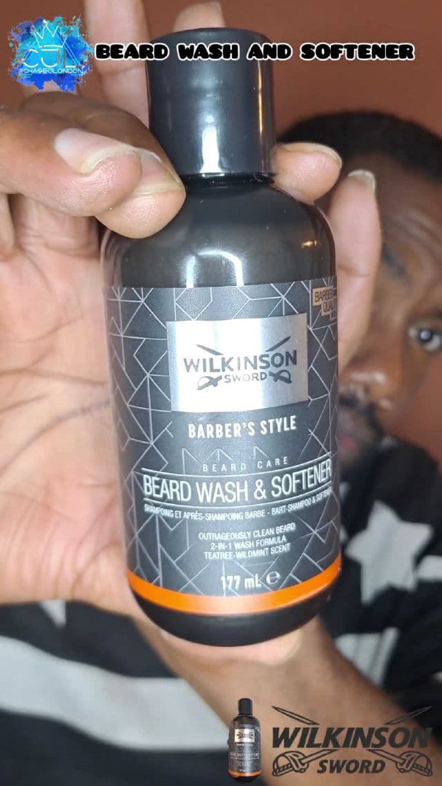 Wilkinson Sword Barber's Style Beard Wash & Softener review photo by CHASEJLONDON