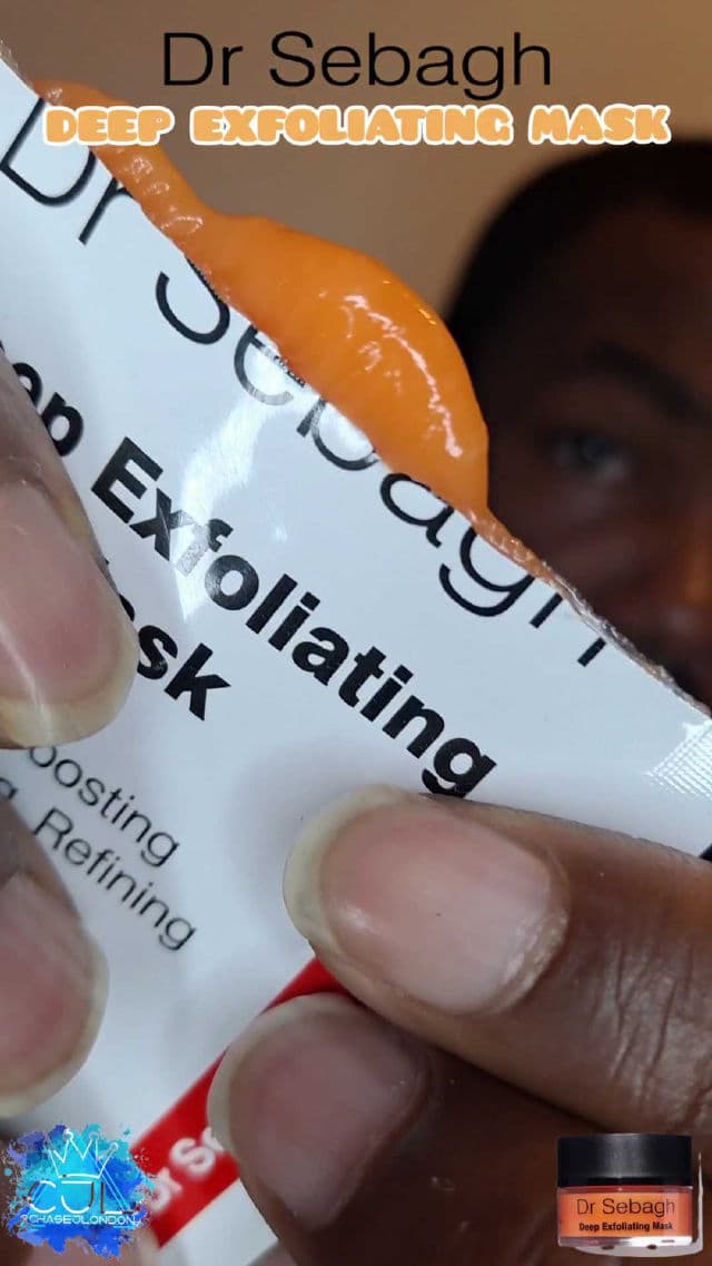 Dr. Sebagh Deep Exfoliating Mask review photo by CHASEJLONDON