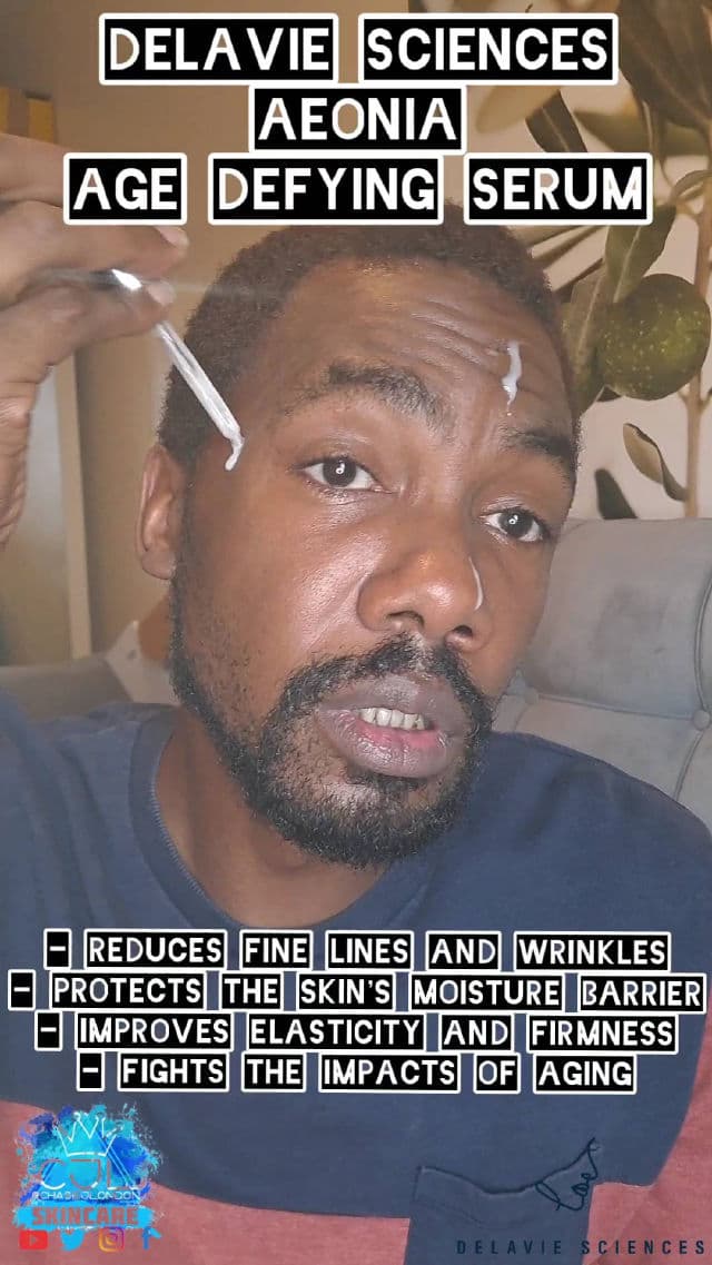 Delavie Sciences Aeonia Age Defying Serum review photo by CHASEJLONDON