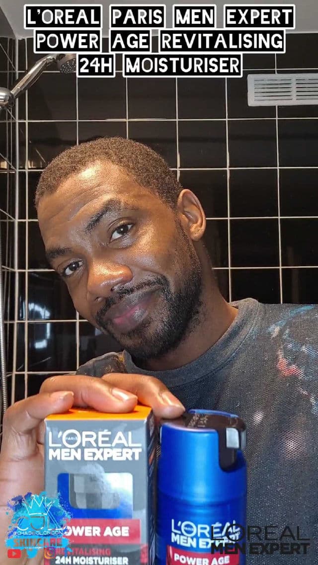 L'Oreal Paris Men Expert Power Age Hyaluronic Acid Face Moisturiser review photo by CHASEJLONDON