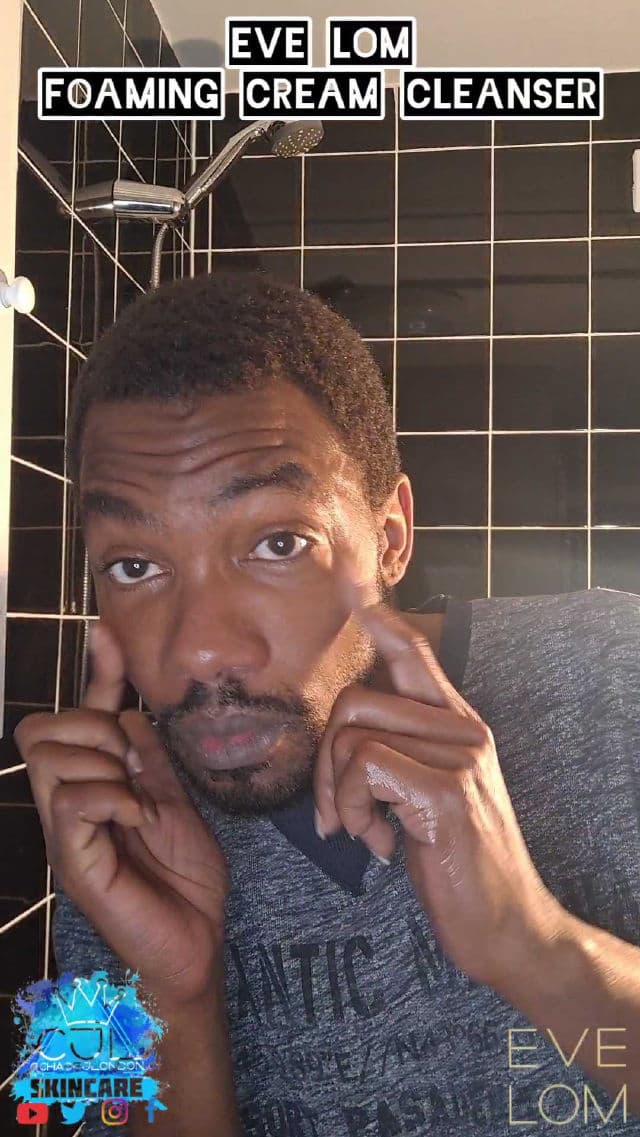 Eve Lom Foaming Cream Cleanser review photo by CHASEJLONDON