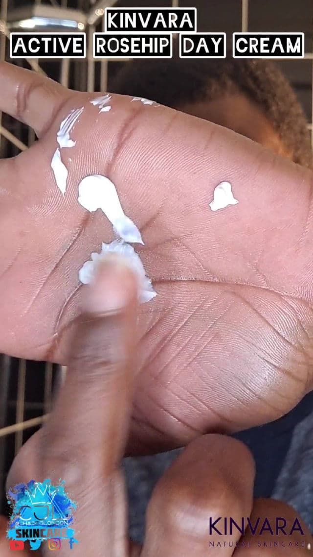 Kinvara Natural Active Rosehip Day Cream review photo by CHASEJLONDON