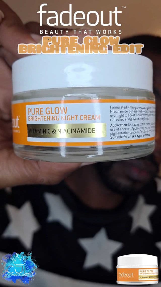 fadeout Pure Glow Brightening Night Cream review photo by CHASEJLONDON