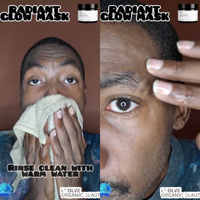 Evolve Organic Beauty Radiant Glow Organic Face Mask review photo by CHASEJLONDON