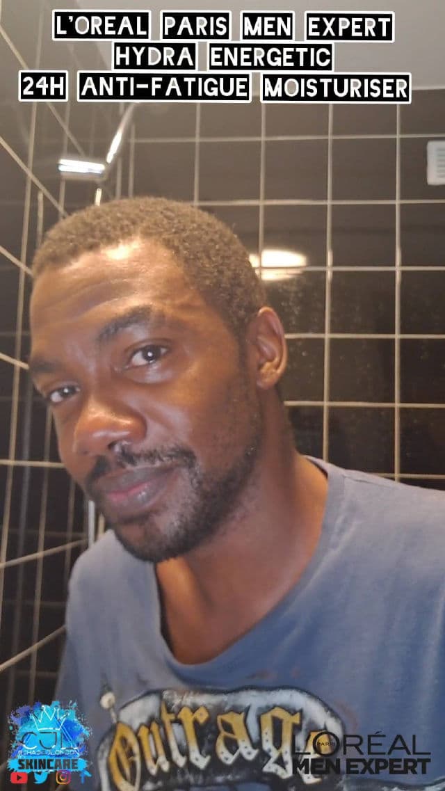 Loreal Men Expert Hydra Energetic Anti-Fatigue Daily Moisturiser review photo by CHASEJLONDON