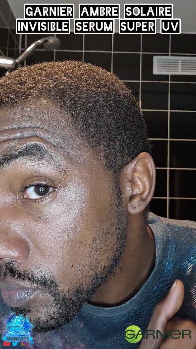 Garnier Ambre Solaire SPF 50+ Super UV Invisible Face Serum review photo by CHASEJLONDON
