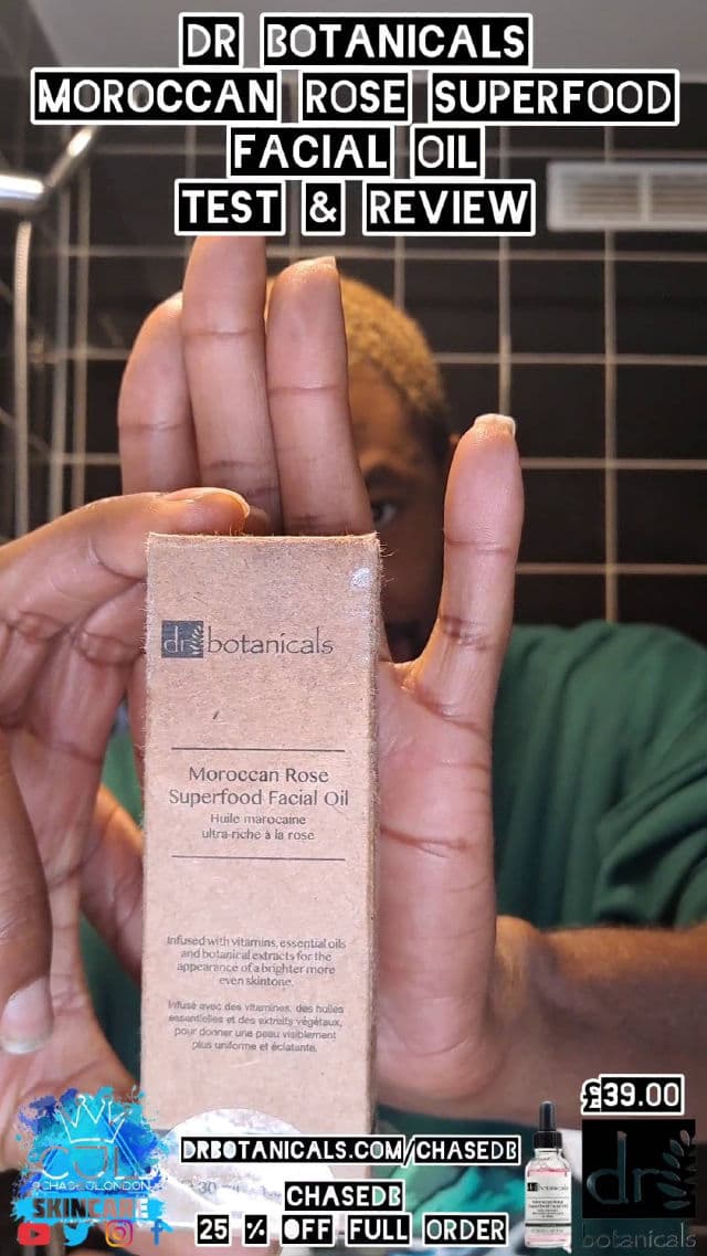 Dr. Botanicals Moroccan Rose Superfood Facial Oil review photo by CHASEJLONDON