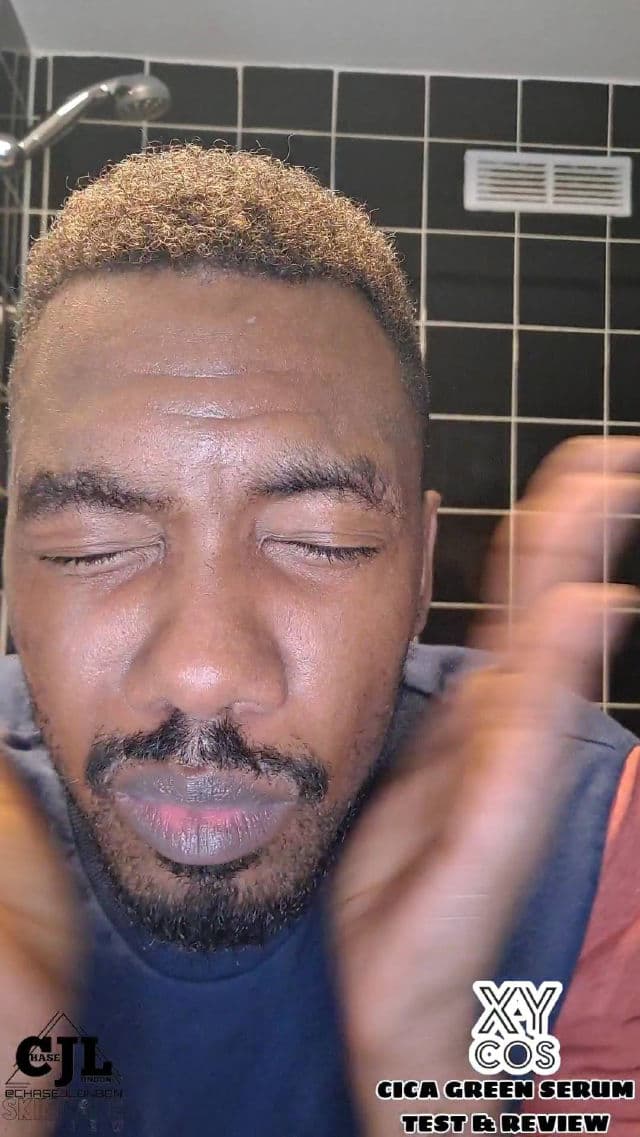 XYCOS Cica Green Serum review photo by CHASEJLONDON