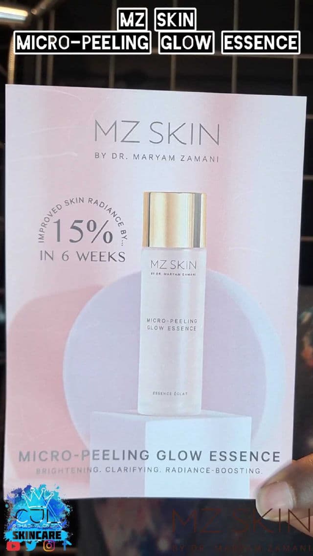 MZ Skin Micro-Peeling Glow Essence review photo by CHASEJLONDON