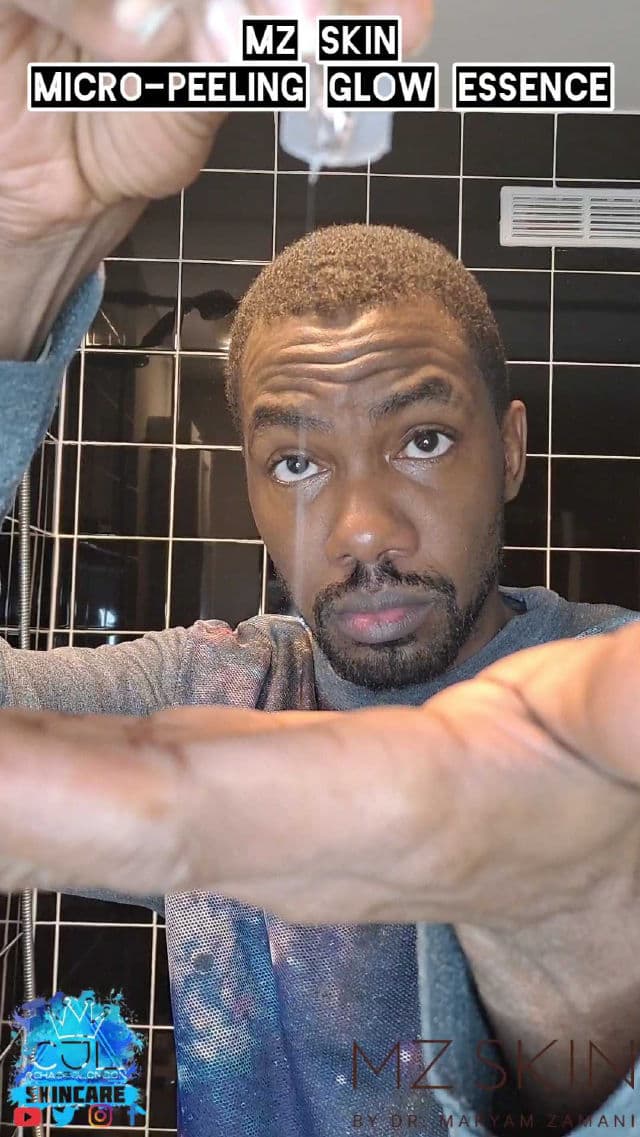 MZ Skin Micro-Peeling Glow Essence review photo by CHASEJLONDON