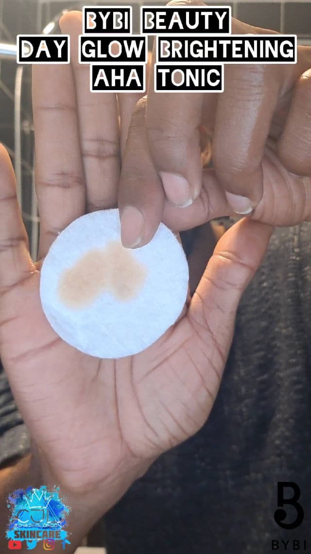 BYBI Beauty Day Glow AHA Facial Tonic review photo by CHASEJLONDON