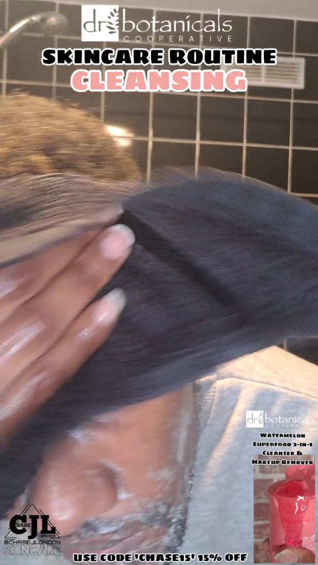 Dr. Botanicals Watermelon Superfood 2-in-1 Cleanser & Makeup Remover review photo by CHASEJLONDON