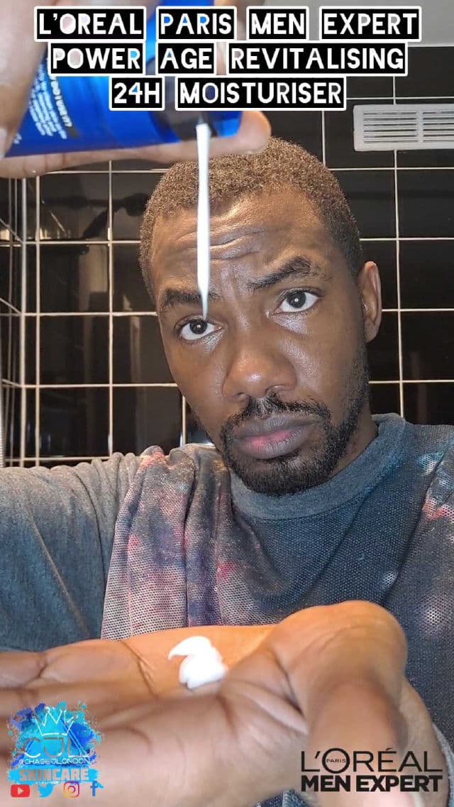 L'Oreal Paris Men Expert Power Age Hyaluronic Acid Face Moisturiser review photo by CHASEJLONDON