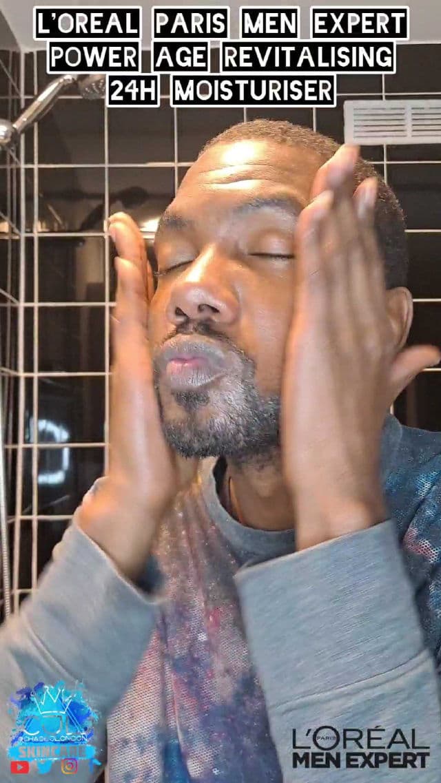 L'Oreal Paris Men Expert Power Age Hyaluronic Acid Face Moisturiser review photo by CHASEJLONDON