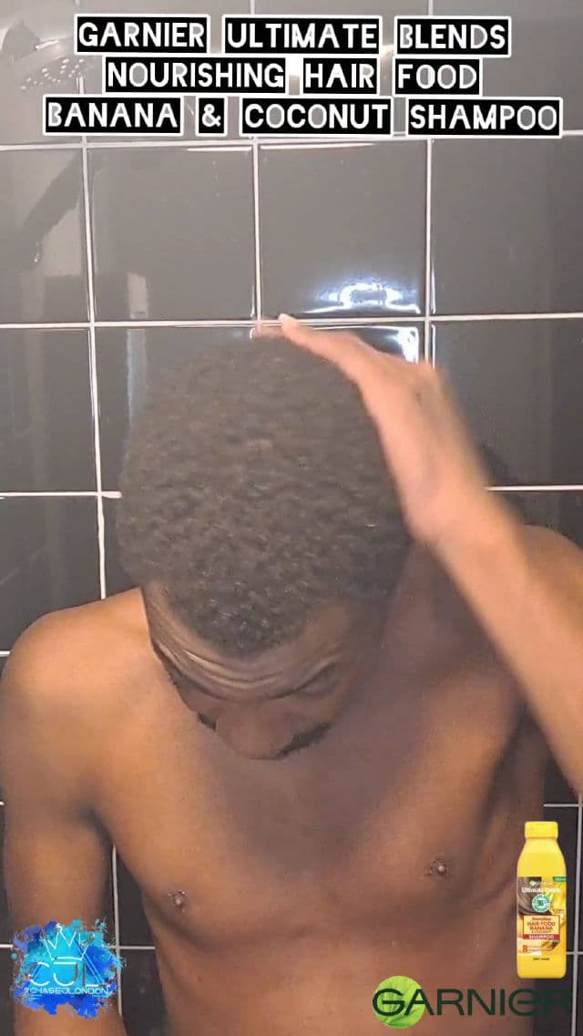 Garnier Fructis Banana Hair Food Nourishing Shampoo review photo by CHASEJLONDON