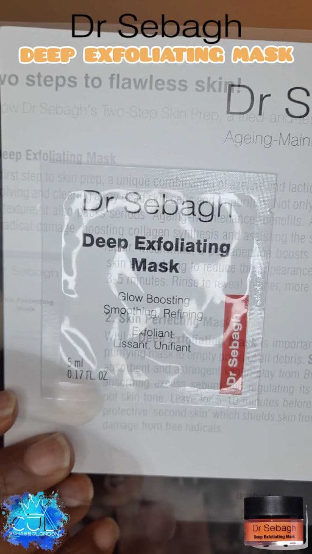 Dr. Sebagh Deep Exfoliating Mask review photo by CHASEJLONDON