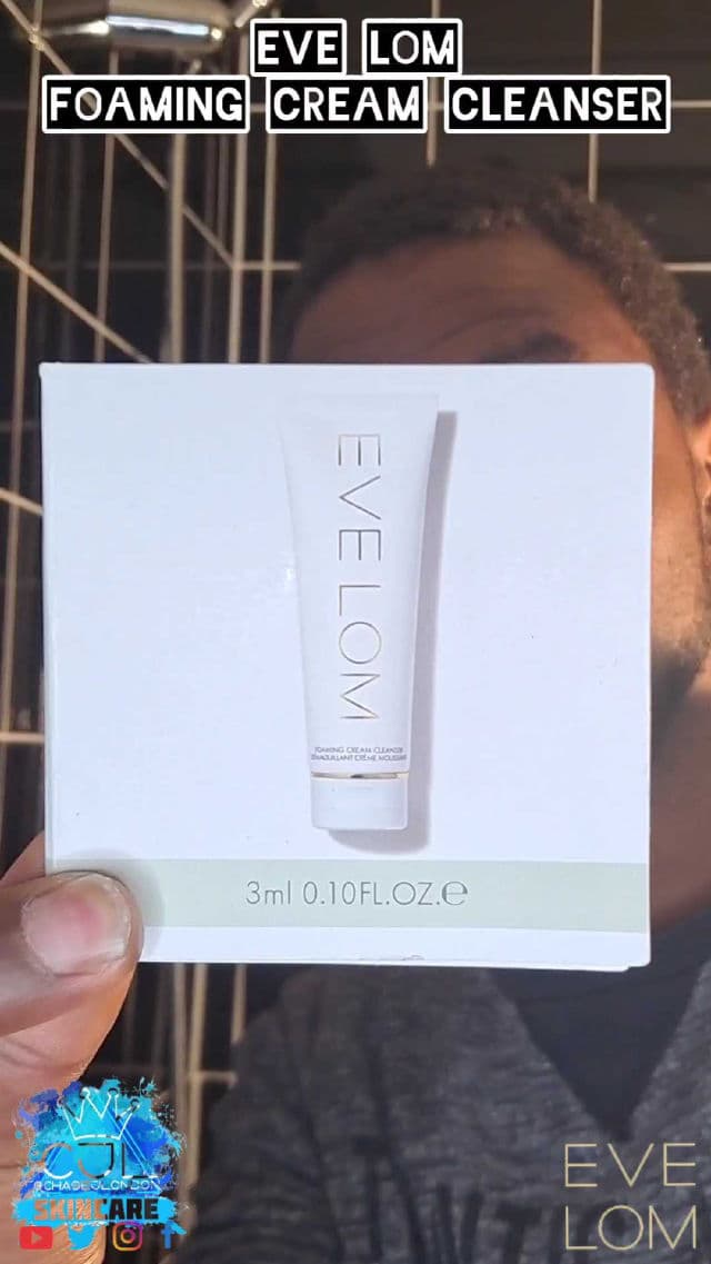 Eve Lom Foaming Cream Cleanser review photo by CHASEJLONDON