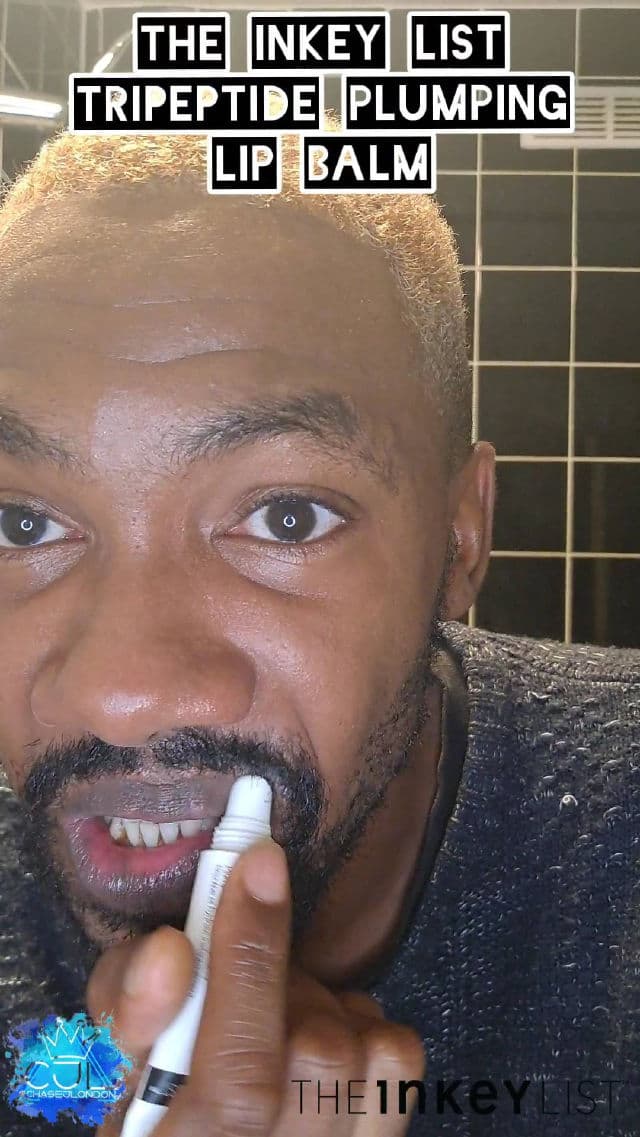 The Inkey List Tripeptide Plumping Lip Balm review photo by CHASEJLONDON