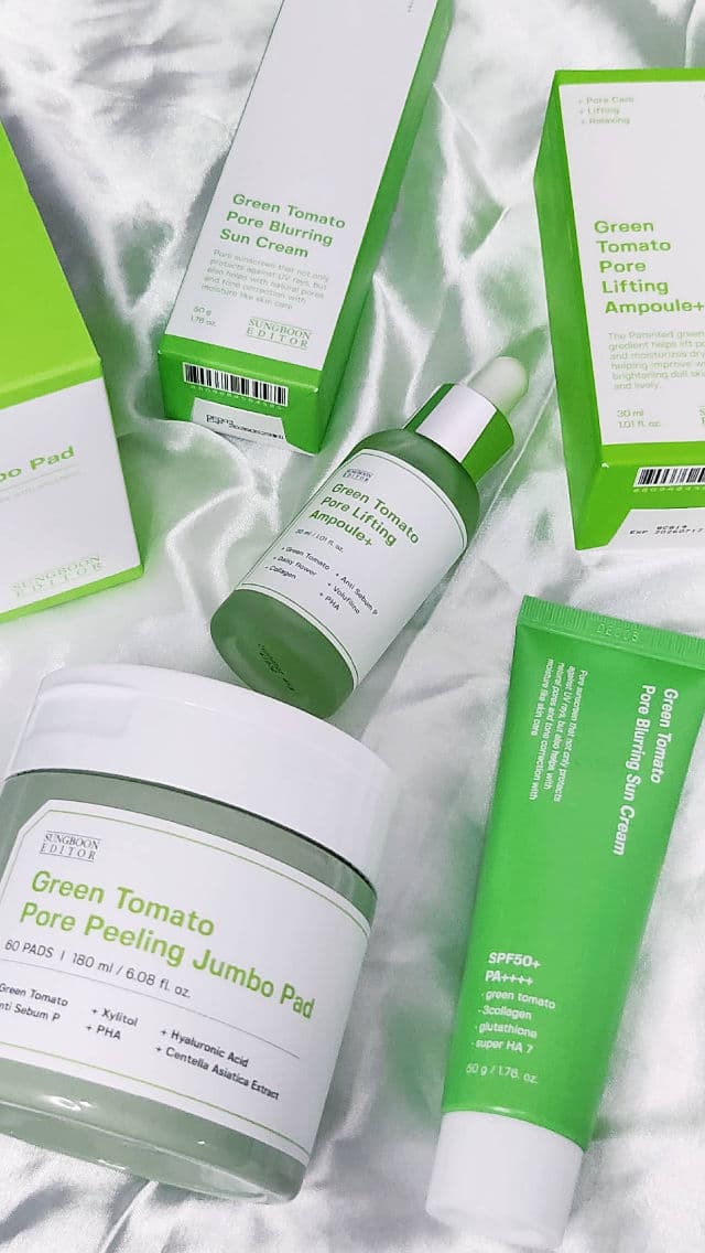 Sungboon Editor Green Tomato Pore Peeling Jumbo Pad review photo by nini723