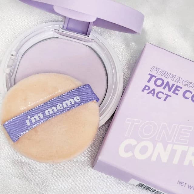 Purple Cotton Tone Control Pact product review