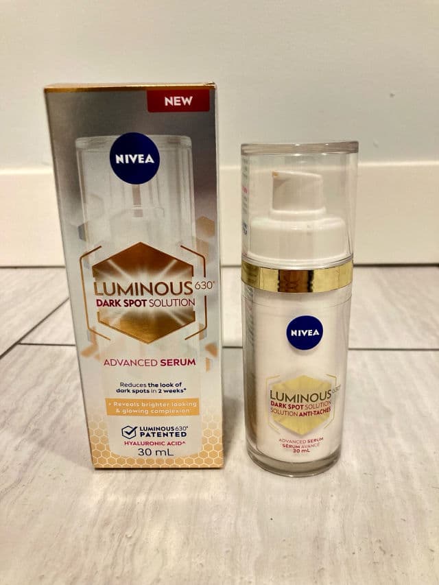 Nivea Cellular Luminous 630 Anti Dark Spot Gold Serum review photo by mochadart