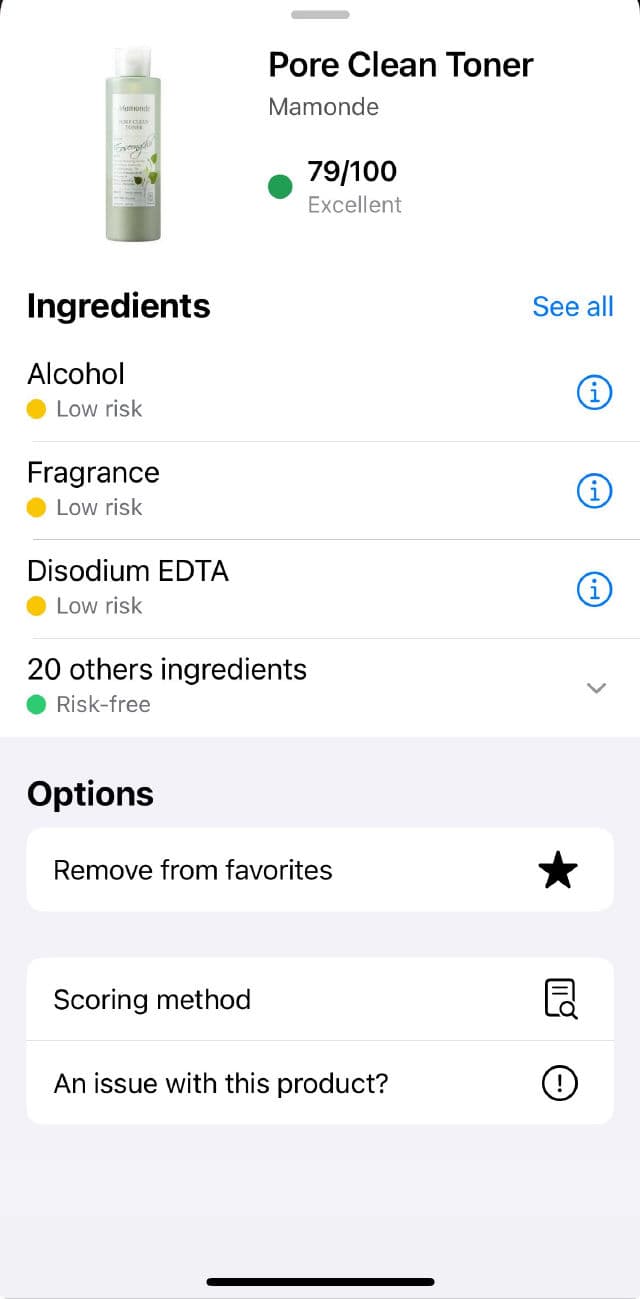 Mamonde Pore Cleaning Toner review photo by kimkimchii