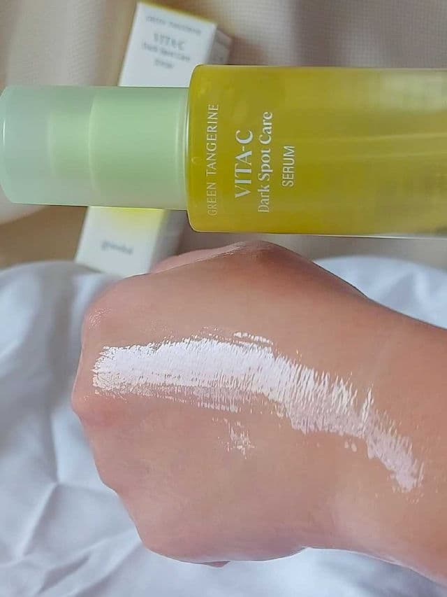 GOODAL Green Tangerine Vita C Dark Spot Care Serum review photo by geaintohue