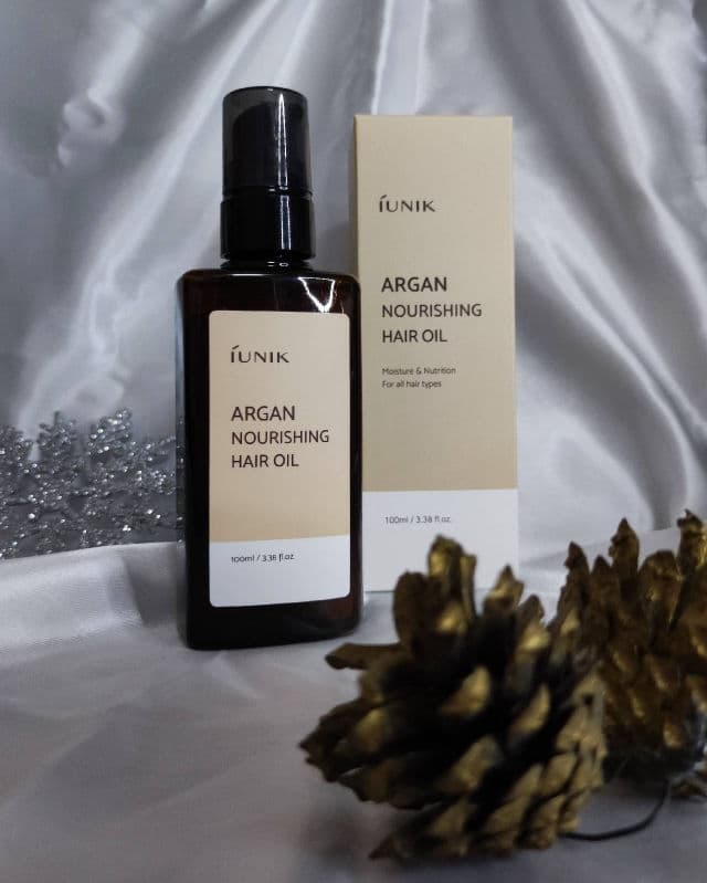 Iunik Argan Nourishing Hair Oil review photo by addaadina
