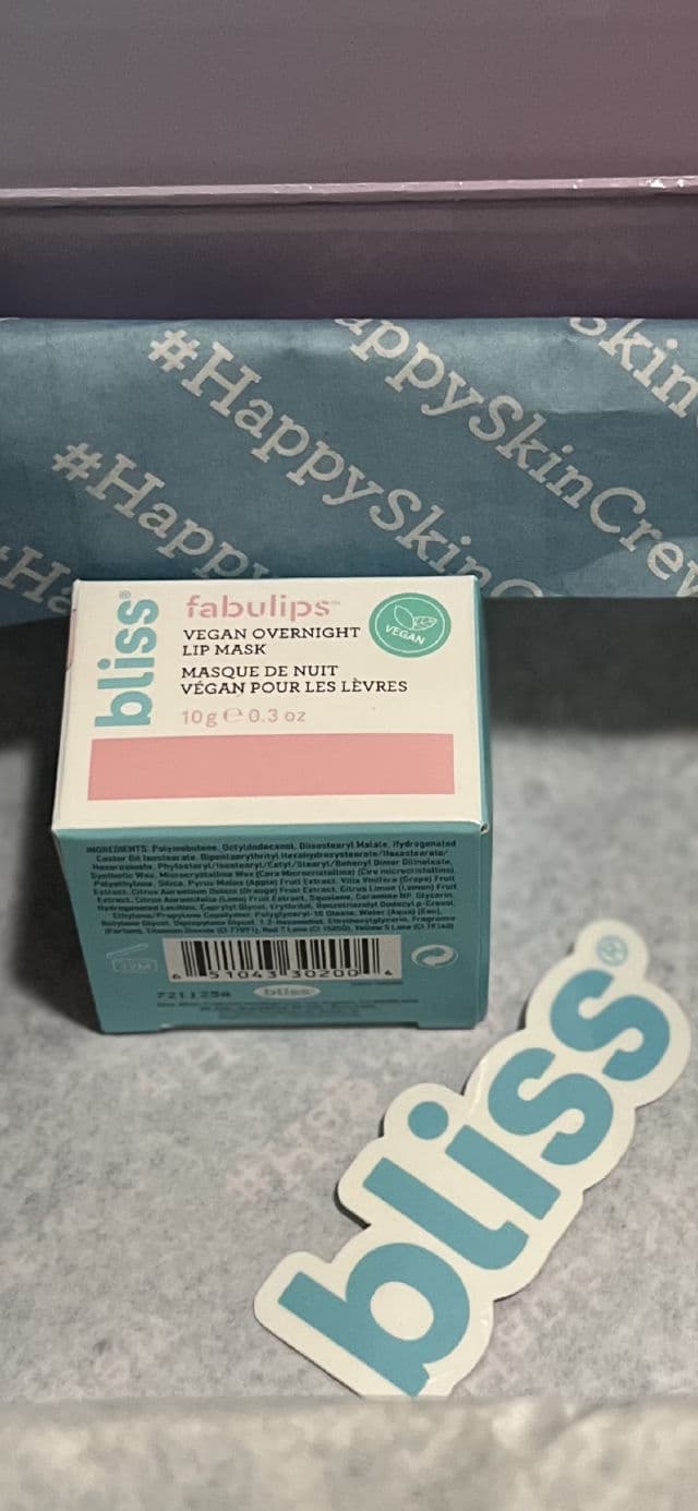 Bliss Fabulips Vegan Overnight Lip Mask review photo by lalalemieux
