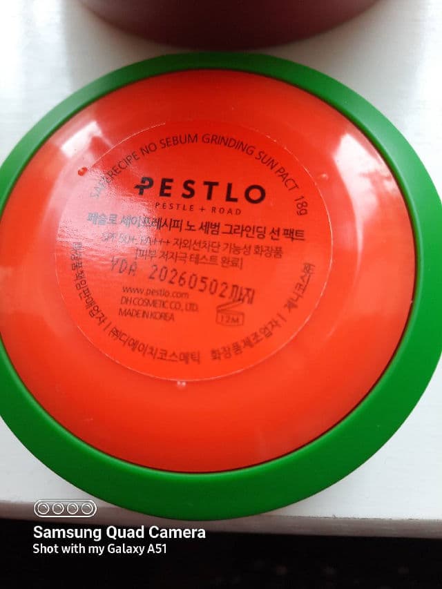 Saferecipe No Sebum Grinding Sun Pact SPF 50+ PA+++ product review