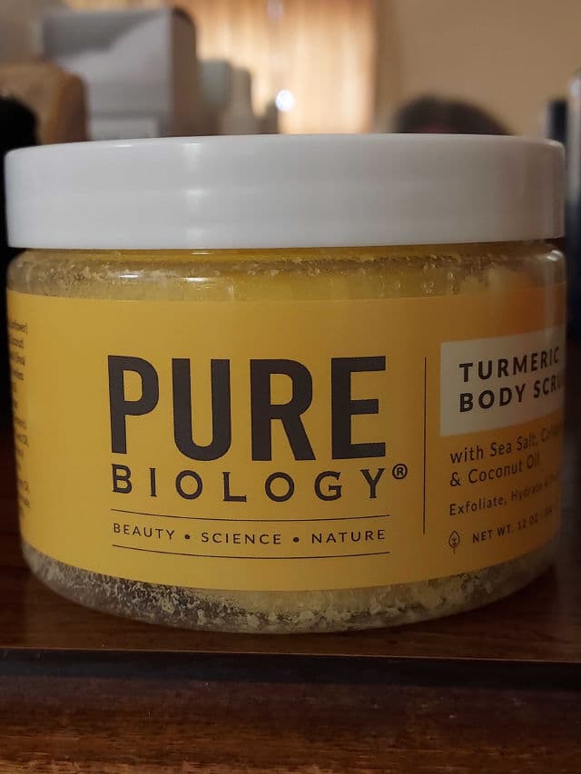 Pure Biology Turmeric Body Scrub review photo by jellybean1982