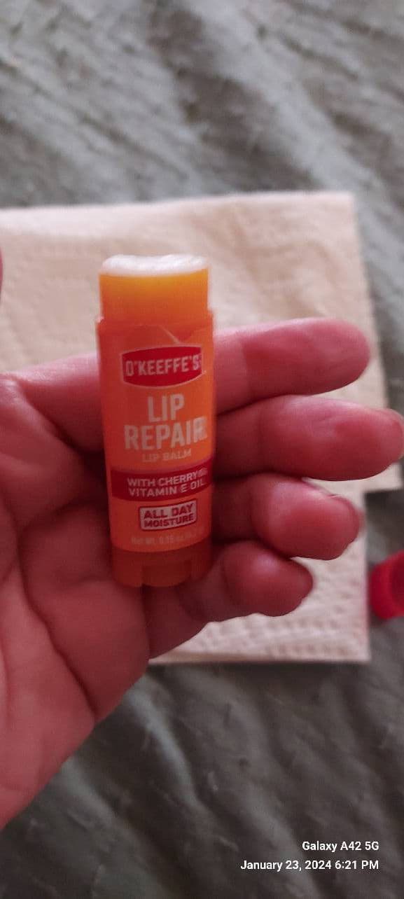 O'Keeffe's Lip Repair Lip Balm Cherry review photo by jellybean1982