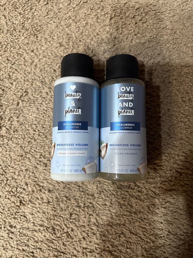 Love Beauty and Planet Coconut Water & Mimosa Flower Volume & Bounty Shampoo review photo by mariaa55