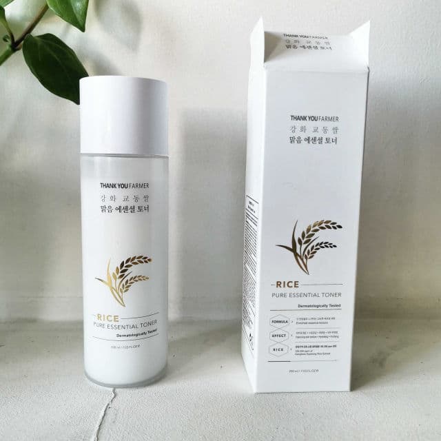 THANK YOU FARMER Rice Pure Essential Toner review photo by Fymskincare