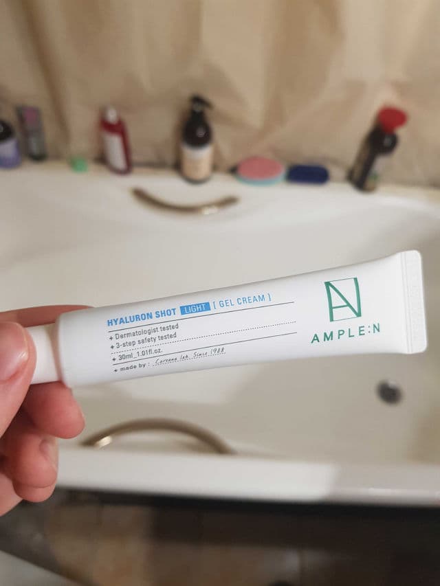 AMPLE:N Hyaluron Shot Light Gel Cream  review photo by Anaterma