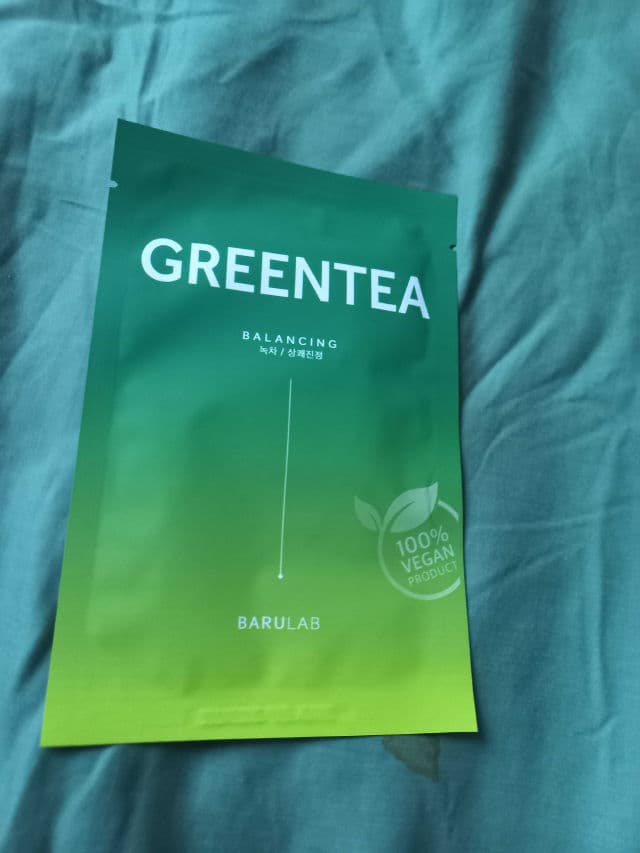 Barulab The Clean Vegan Green Tea Mask review photo by Anaterma