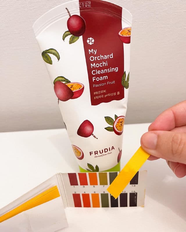 Frudia My Orchard Mochi Cleansing Foam Passion Fruit review photo by conirdilla