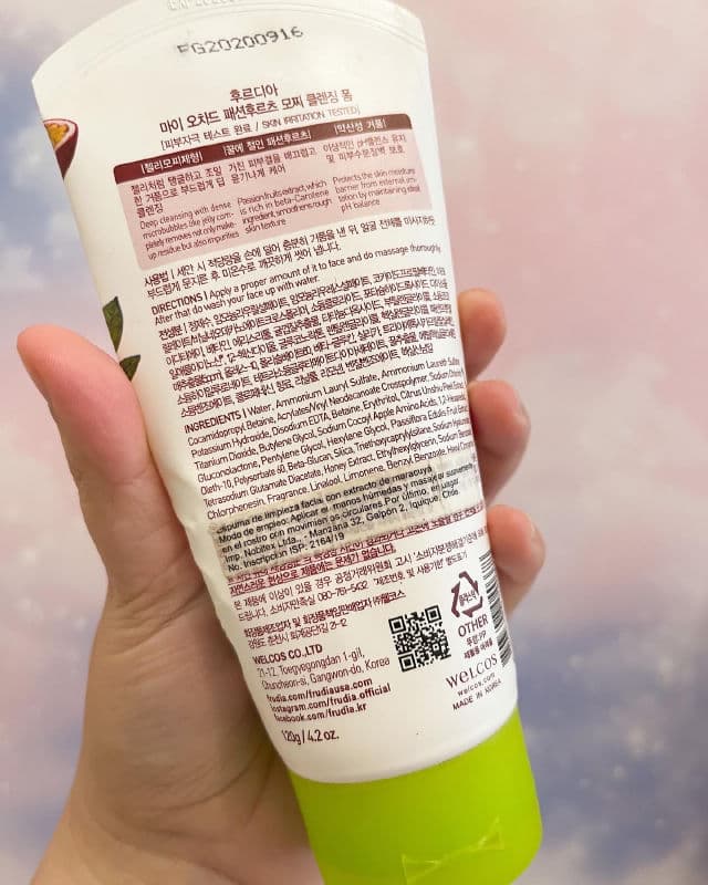 Frudia My Orchard Mochi Cleansing Foam Passion Fruit review photo by conirdilla