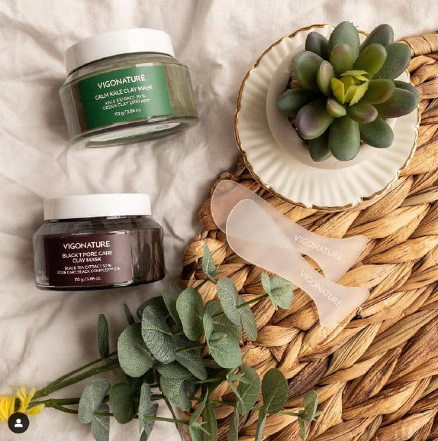 Vigonature Calm Kale Clay Mask  review photo by stashofmasks