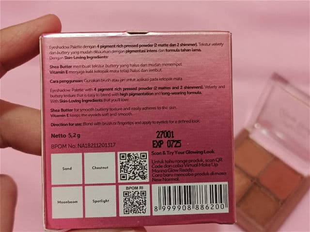 Marina Glow Ready Compact Eye Shadow - Natural Glam review photo by salsabila539